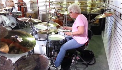 An 65-year-old grandmother 