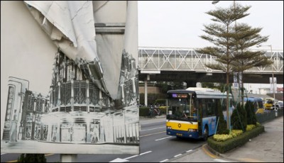 beautiful in China snowfall