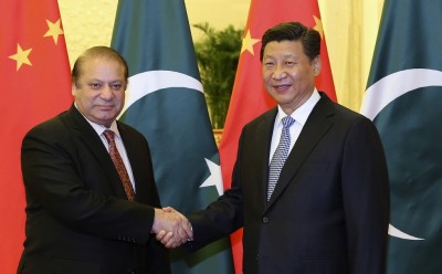 Xi Jinping and Nawaz Sharif