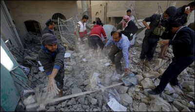 Saudi Allied planes attacked 