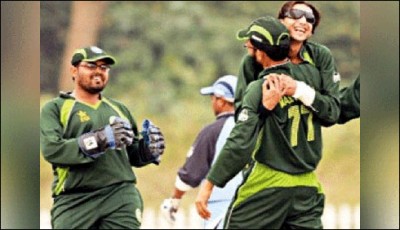 Pakistan's blind cricket team left India