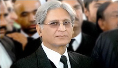 He probably does not stop her mistakes, Aitzaz Ahsan