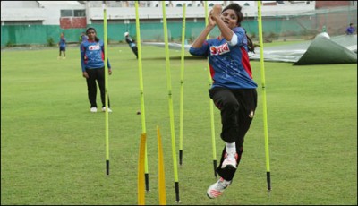 Pakistan women' training camp in Muridke