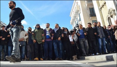  Protest unemployment