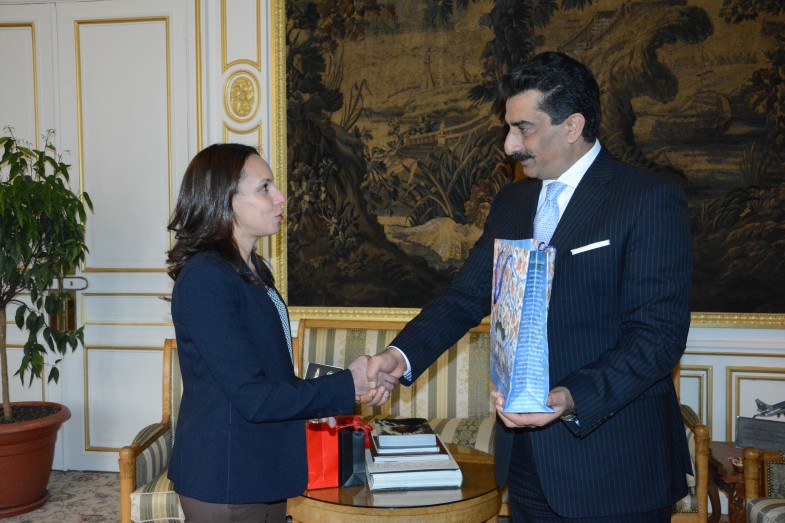 فرانسیسی طلباء و طالبات کا سفارتخانہ پاکستان پیرس کا مطالعاتی دورہ (10)