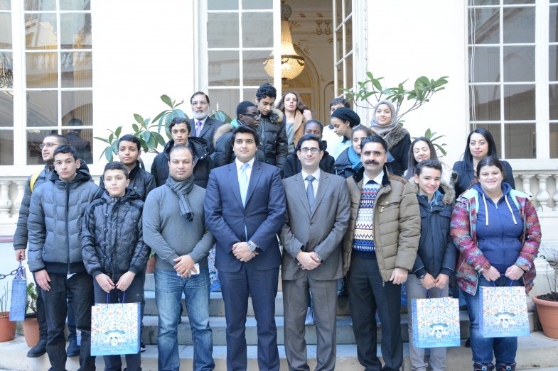 فرانسیسی طلباء و طالبات کا سفارتخانہ پاکستان پیرس کا مطالعاتی دورہ (3)