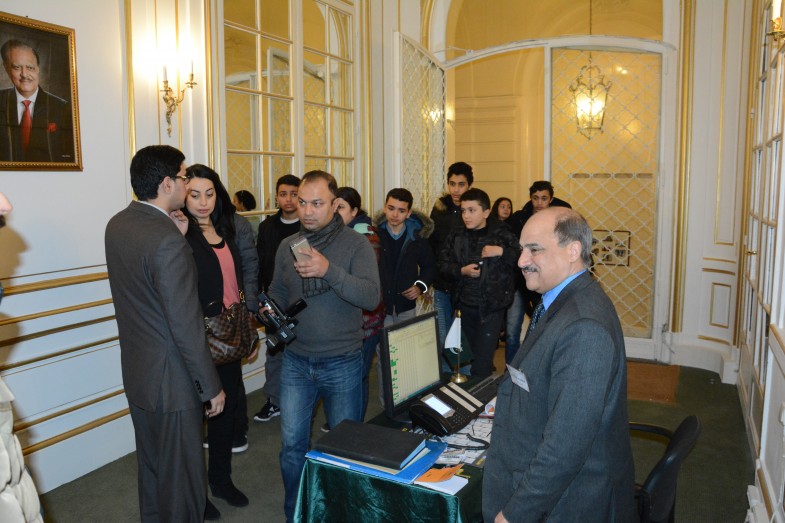 فرانسیسی طلباء و طالبات کا سفارتخانہ پاکستان پیرس کا مطالعاتی دورہ (47)