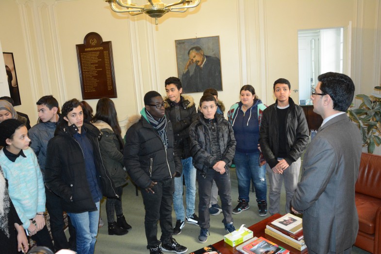 فرانسیسی طلباء و طالبات کا سفارتخانہ پاکستان پیرس کا مطالعاتی دورہ (39)