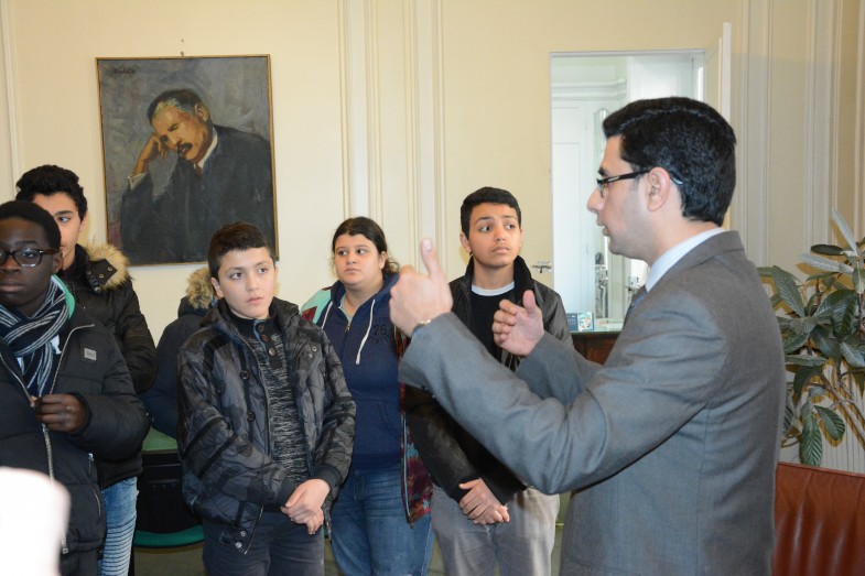 فرانسیسی طلباء و طالبات کا سفارتخانہ پاکستان پیرس کا مطالعاتی دورہ (37)