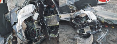 training flight in river