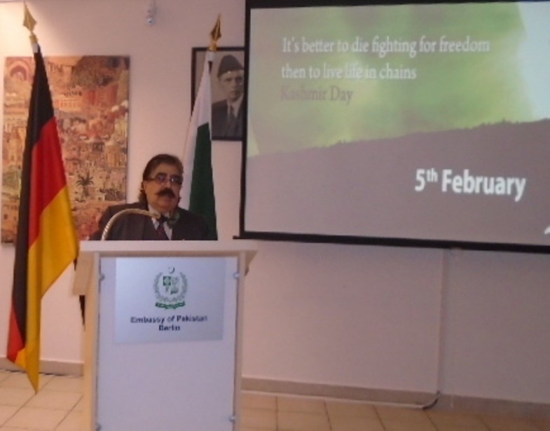 Ceremony Solidarity Day Kashmir