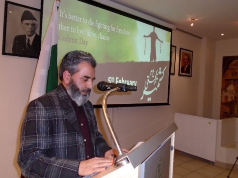 Ceremony Solidarity Day Kashmir