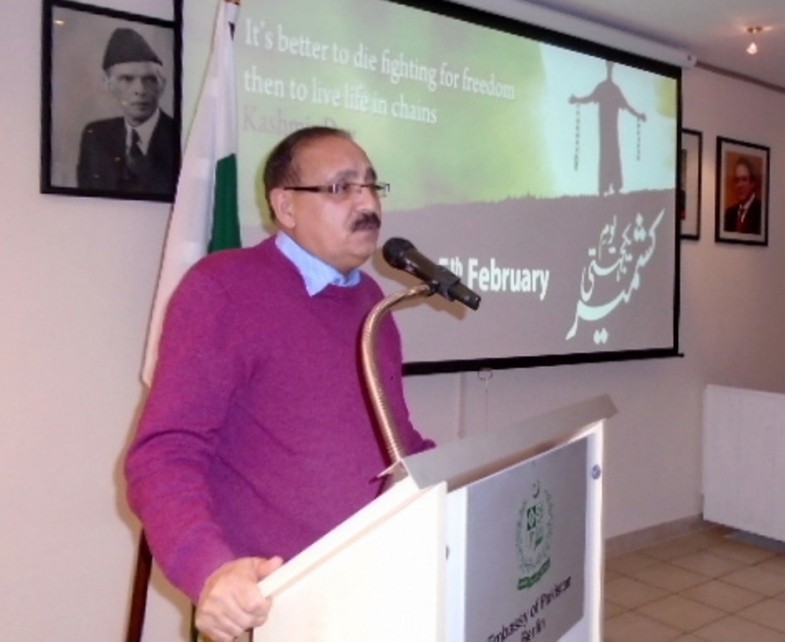 Ceremony Solidarity Day Kashmir