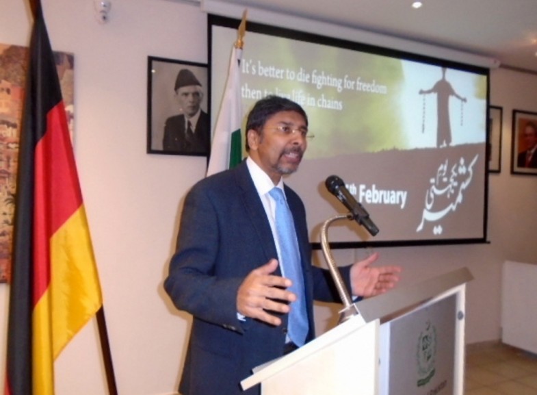 Ceremony Solidarity Day Kashmir