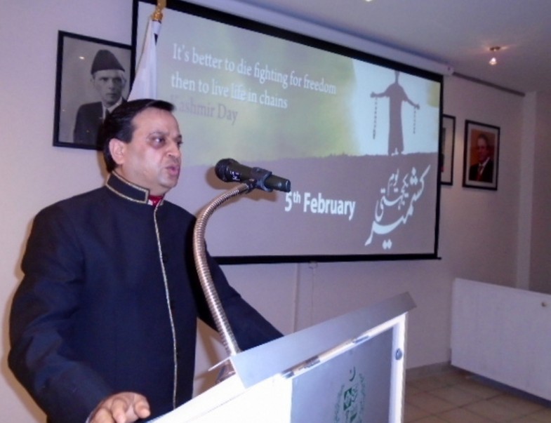 Ceremony Solidarity Day Kashmir