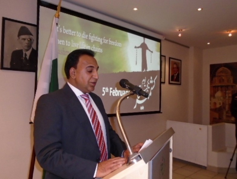 Ceremony Solidarity Day Kashmir