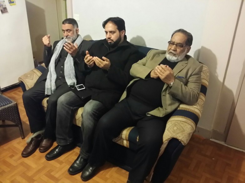 حاجی محمد اسلم چوہدری نے بابر مغل کی ہمشیرہ کی وفات پر ان کی رہائش گاہ پر فاتحہ خوانی