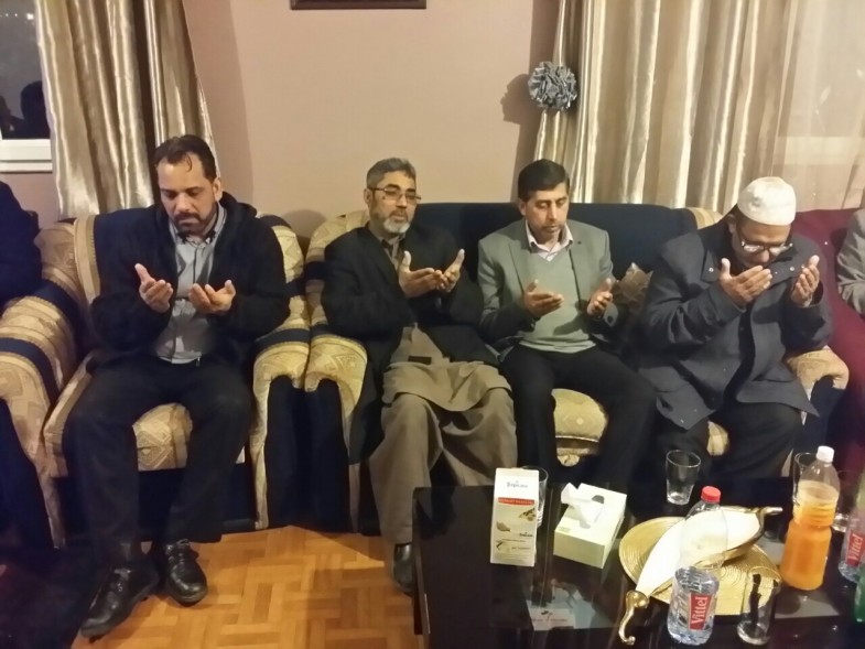 حاجی محمد اسلم چوہدری نے بابر مغل کی ہمشیرہ کی وفات پر ان کی رہائش گاہ پر فاتحہ خوانی