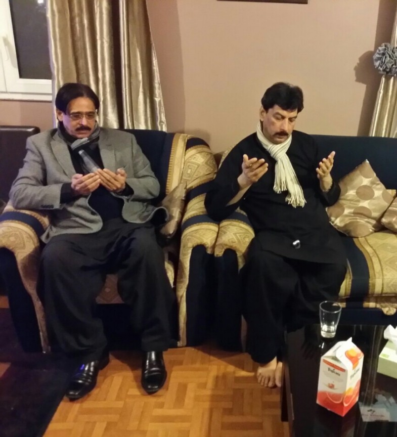 گلزار احمد لنگڑیال نے بابر مغل کی ہمشیرہ کی وفات پر ان کی رہائش گاہ پر فاتحہ خوانی