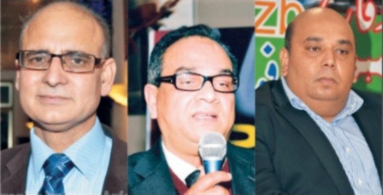 Kamran Ghuman, Munir Malik and Asghar Saghir