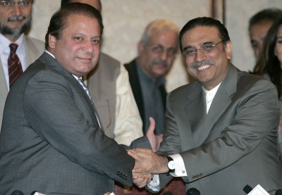 Nawaz Sharif and Asif Ali Zardari