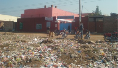 TMA staff put large piles