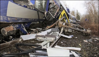 Train accident in Germany