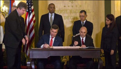 US, Cuba signed