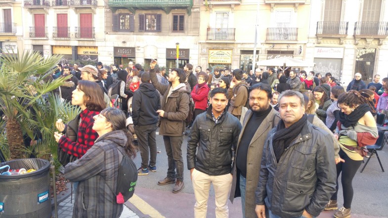 Homeless People Protest