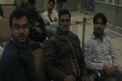 stuck at Moscow airport