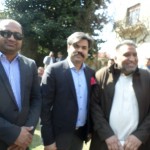 Chaudhry Bashir busal, Shahryar Khan and Chaudhry Ahmed