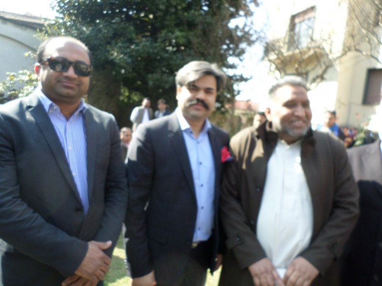 Chaudhry Bashir busal, Shahryar Khan and Chaudhry Ahmed