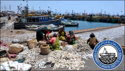 Fishermen plundering