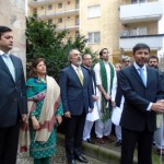 Germany Pakistan Flag Hoisting