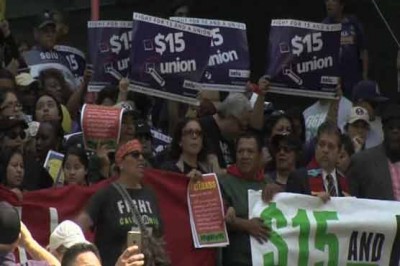 USA: Workers protests