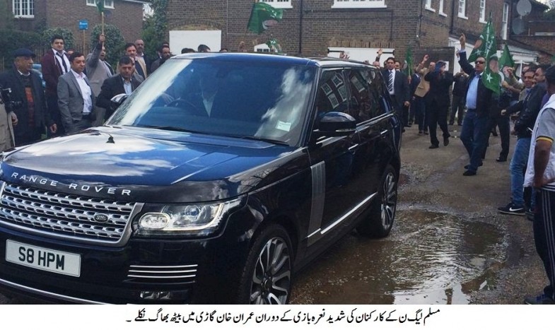PML-N UK Protest