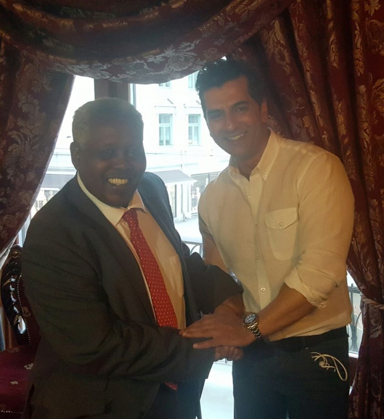 Chaudhry Ghulam Sarwar and General Abdullahi Gafu Meeting