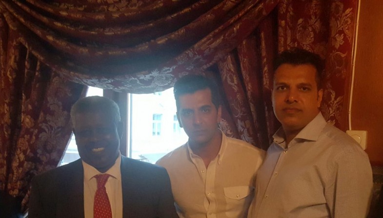 Chaudhry Ghulam Sarwar and General Abdullahi Gafu Meeting