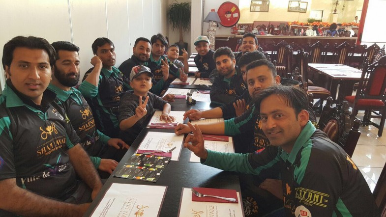 France Cricket Club Villier-la-Bell Team Celebration (2)