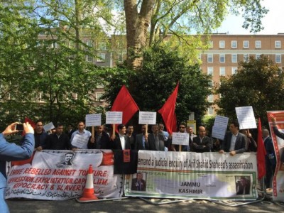 JKNAP UK london Protest