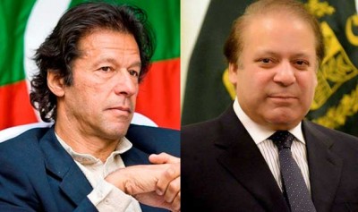 Nawaz Sharif and Imran Khan