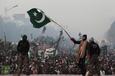 Pakistani flags