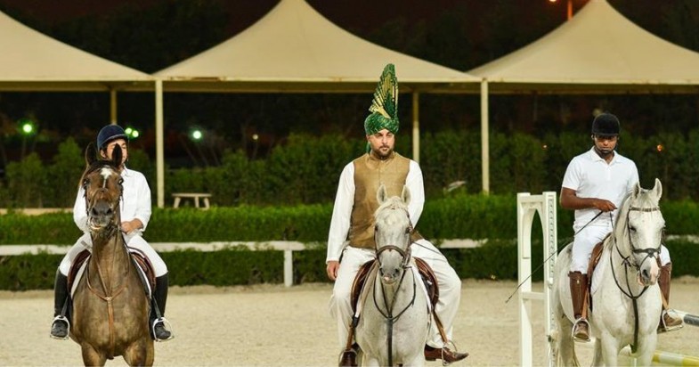 A group of Horse Riders led by Sarhan Mustafa
