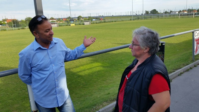 Akram Bajwa Checking Ground