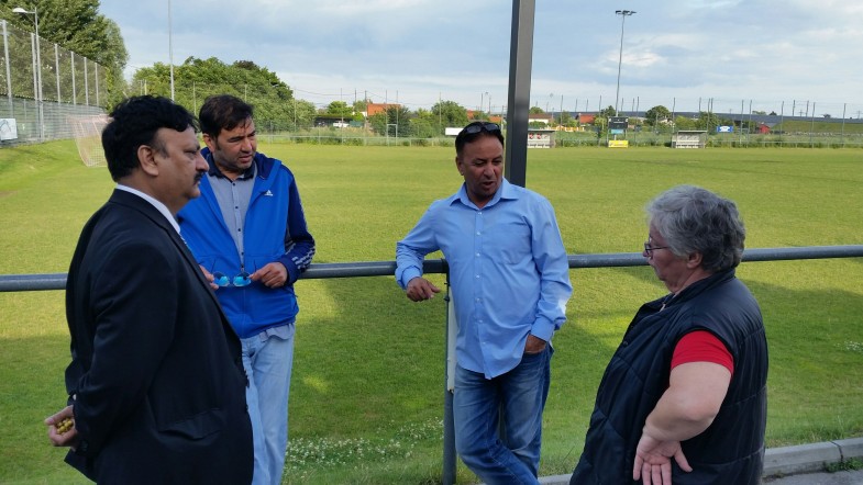 Akram Bajwa Checking Ground