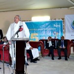 Ex. Federal Minister Ch. Shahbaz Hussain addressing the audience