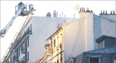 france building fire