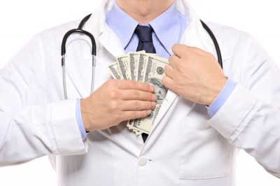 Doctor Receive Money