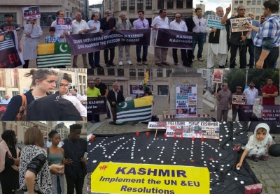 Kashmir Council EU-Candles Light Vigil