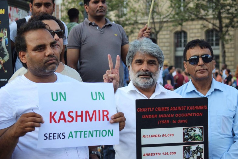Kashmir Protest In Paris